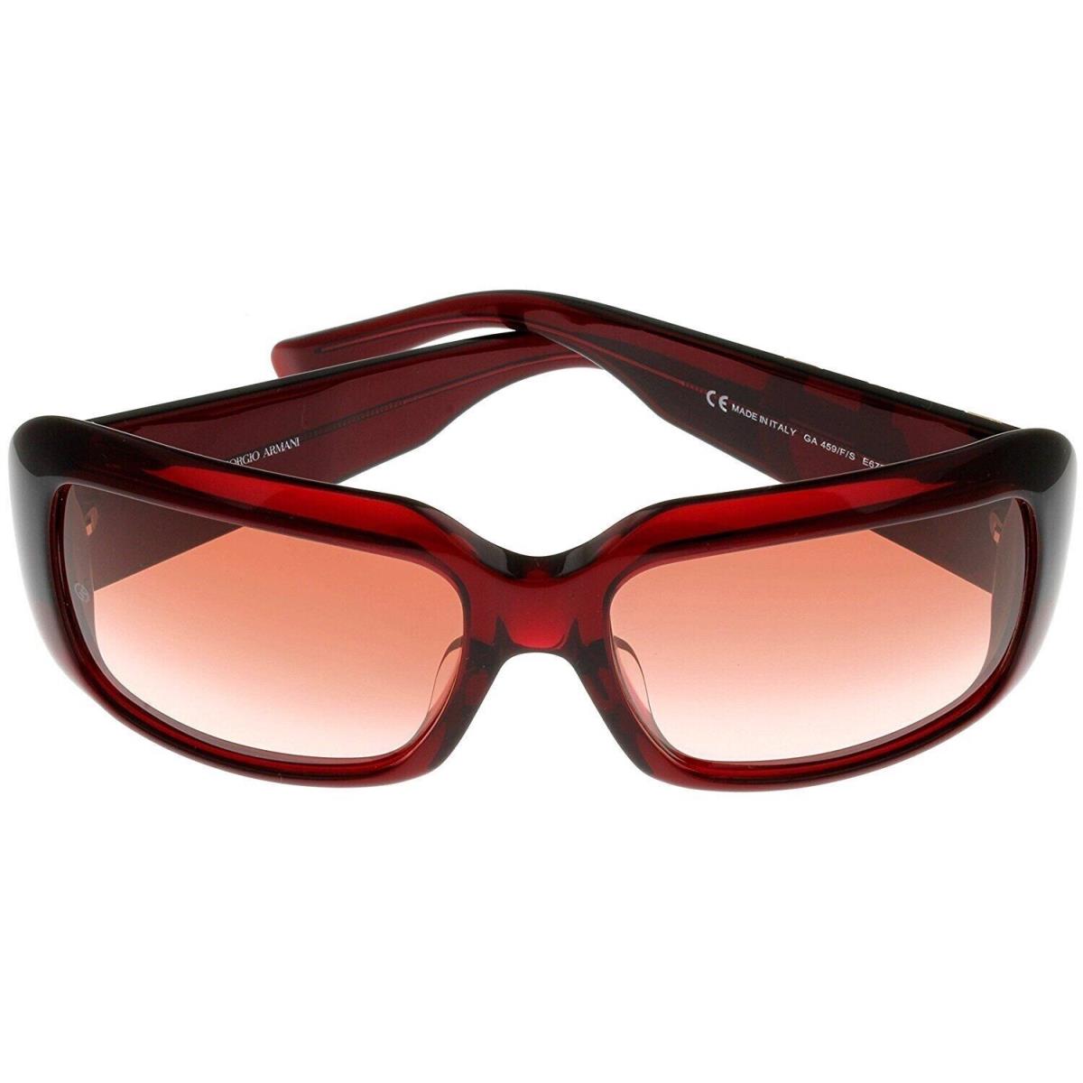 Giorgio Armani GA 459/F/S E67TT Sunglasses Women Shiny Red Maroon