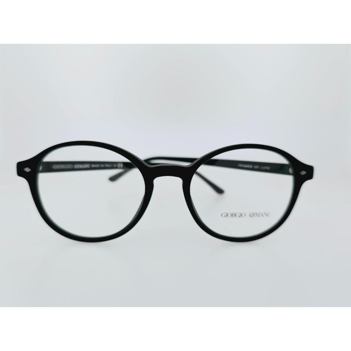 Giorgio Armani 7004 5042 51MM Matte Black Frame Clear Demo Lenses