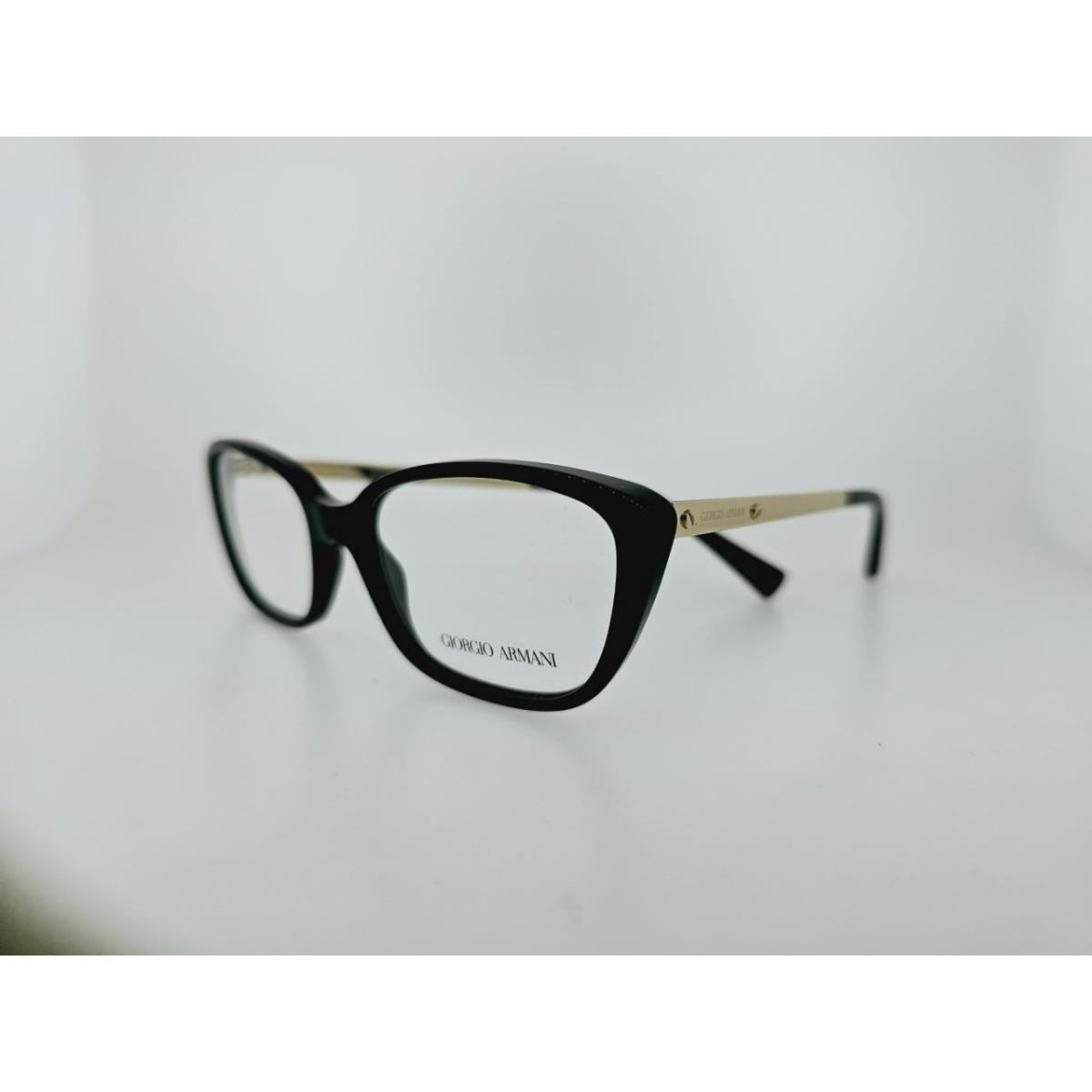 Giorgio Armani 7012 5017 54MM Black Gold Frame with Clear Demo Lens