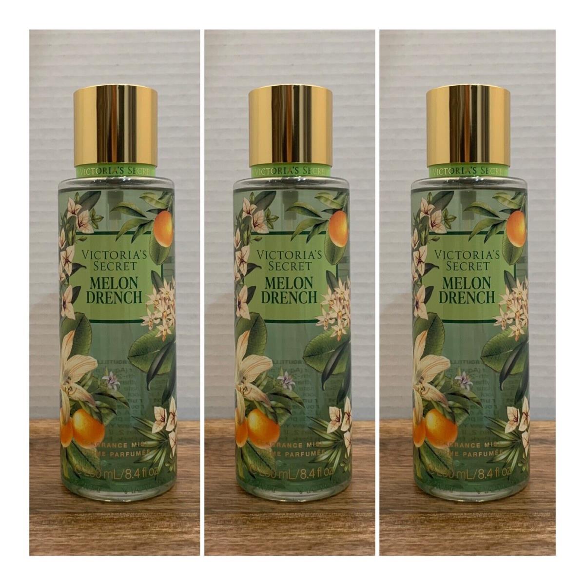 Victoria s Secret Melon Drench Fragrance Mist 8.4 Fl.oz. Lot of 3