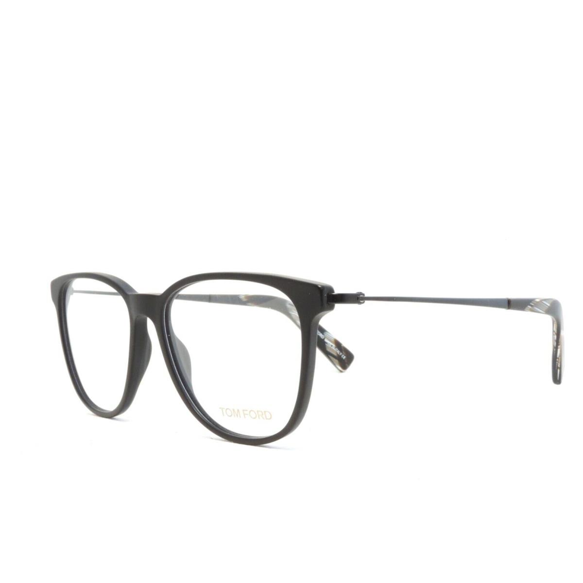 Tom Ford TF5384 Full Rim Acetate Eyeglass Frames 002 Matte Black 53-15-145