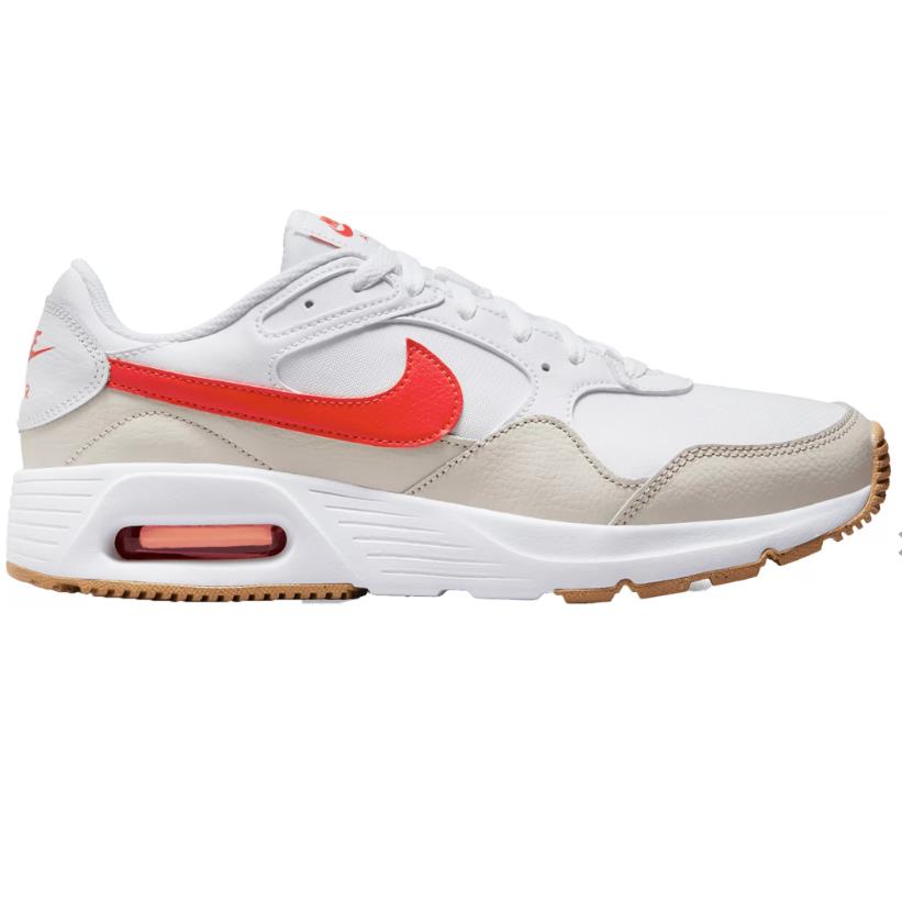 Nike Air Max SC Jogging Shoes  White Wolf Grey University Red 