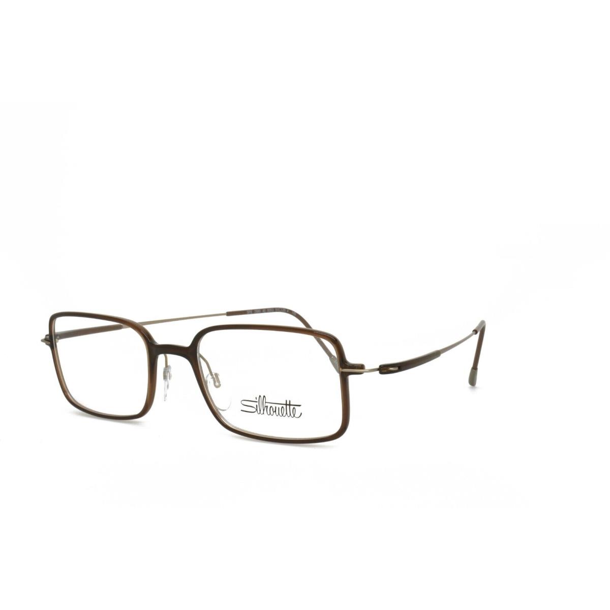 Silhouette 2880 40 6053 51-20-145 Brown Eyeglasses