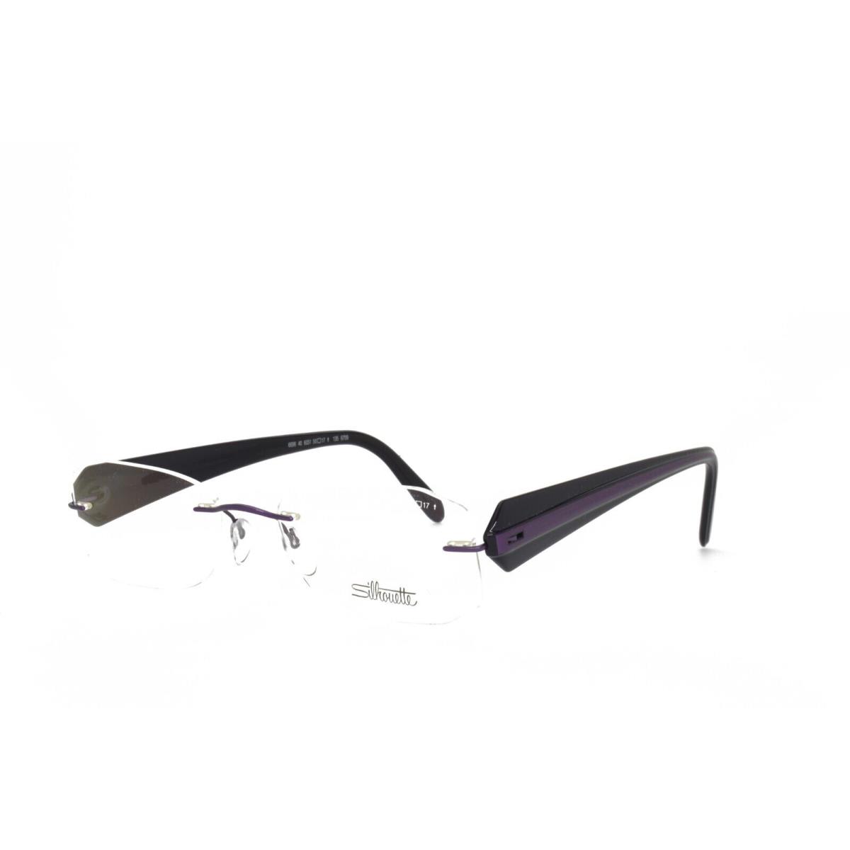 Silhouette 6698 40 6051 50-17-135 Purple Eyeglasses