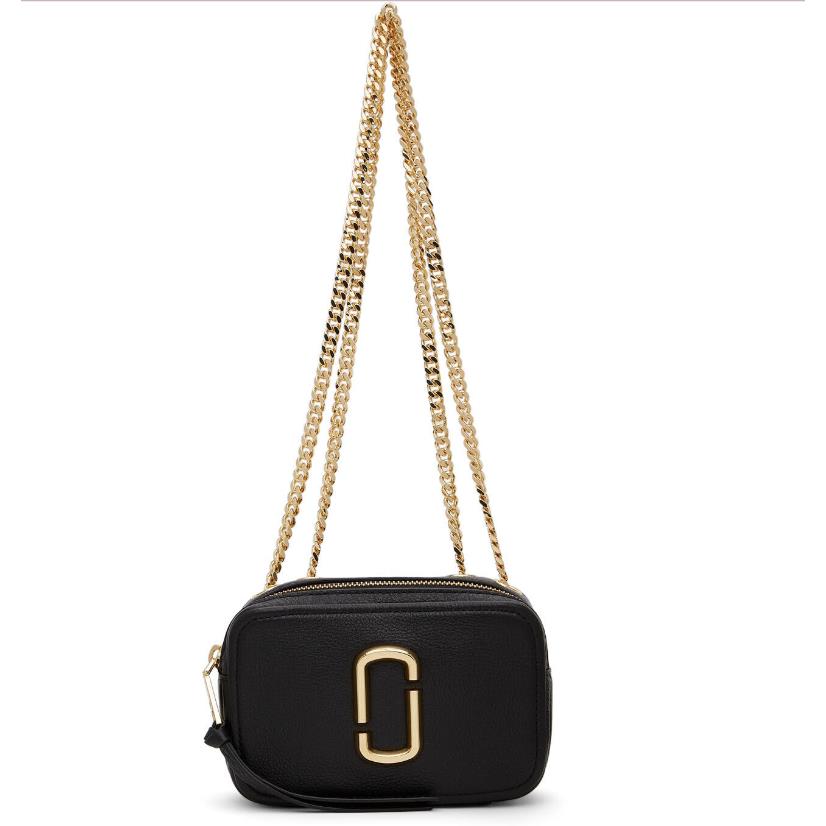 Marc Jacobs Women`s The Glam Shot 17 Black/gold