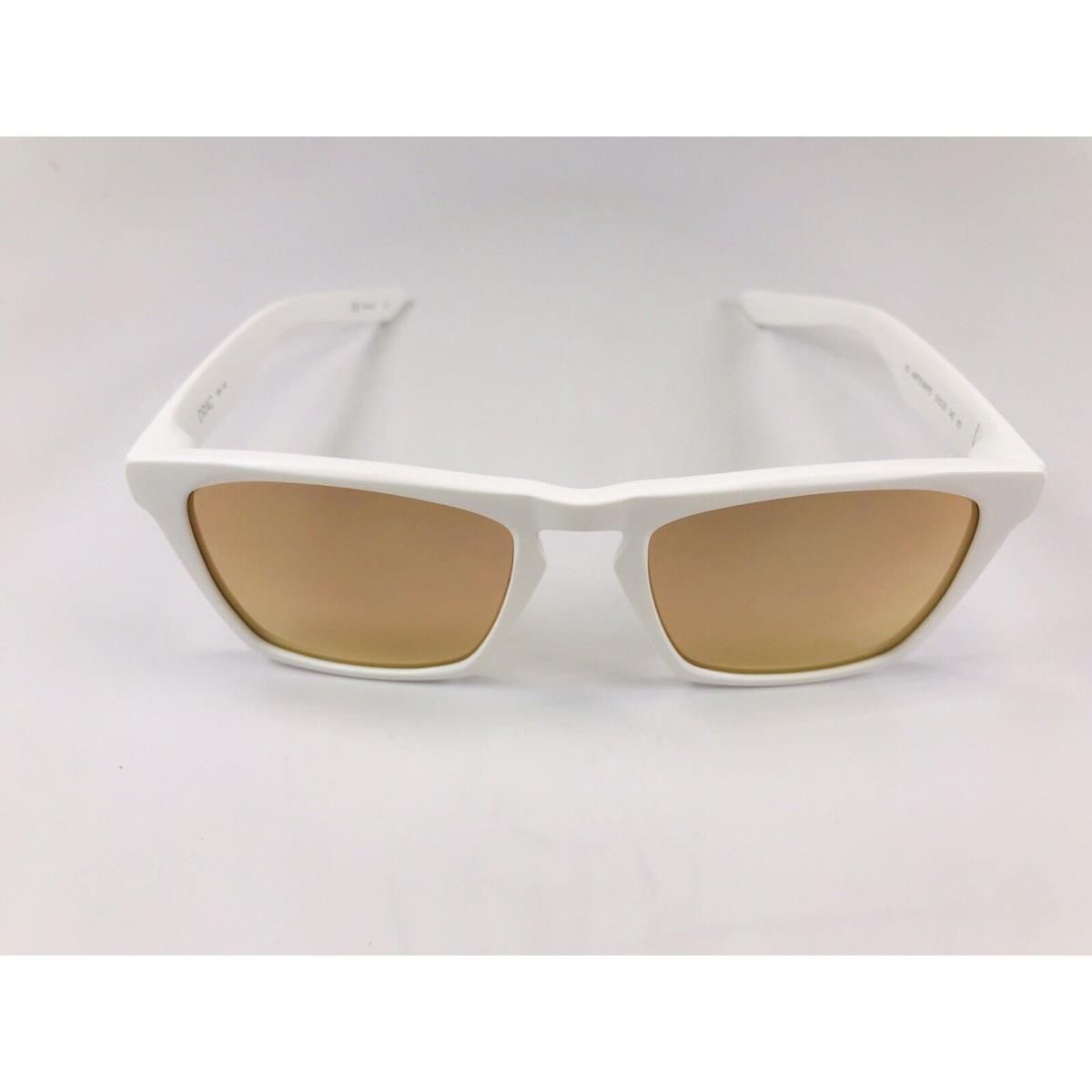 Dragon Sunglasses DR Drac Ion 102 Matte White with Rose Gold Ion Lenses