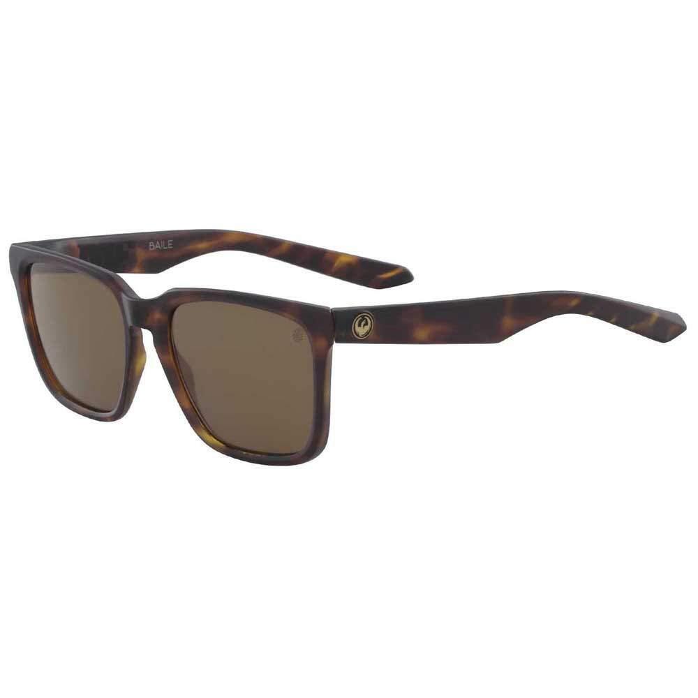 Dragon DR Baile LL 245 Matte Dark Tortoise Polarized Sunglasses W/brown Lens