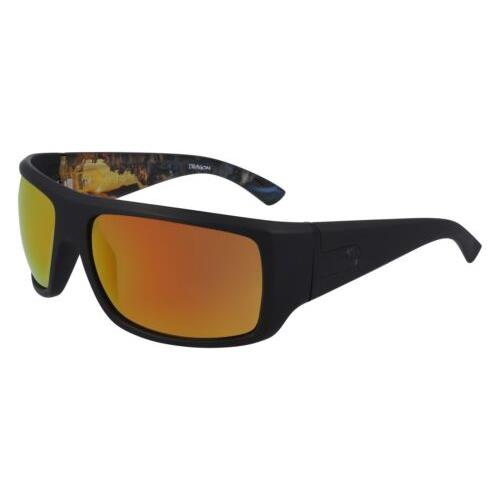 Dragon DR Vantage LL Clark Little Polarized 022 Matte Black Sunglasses - Frame: Black, Lens: Orange, Manufacturer: