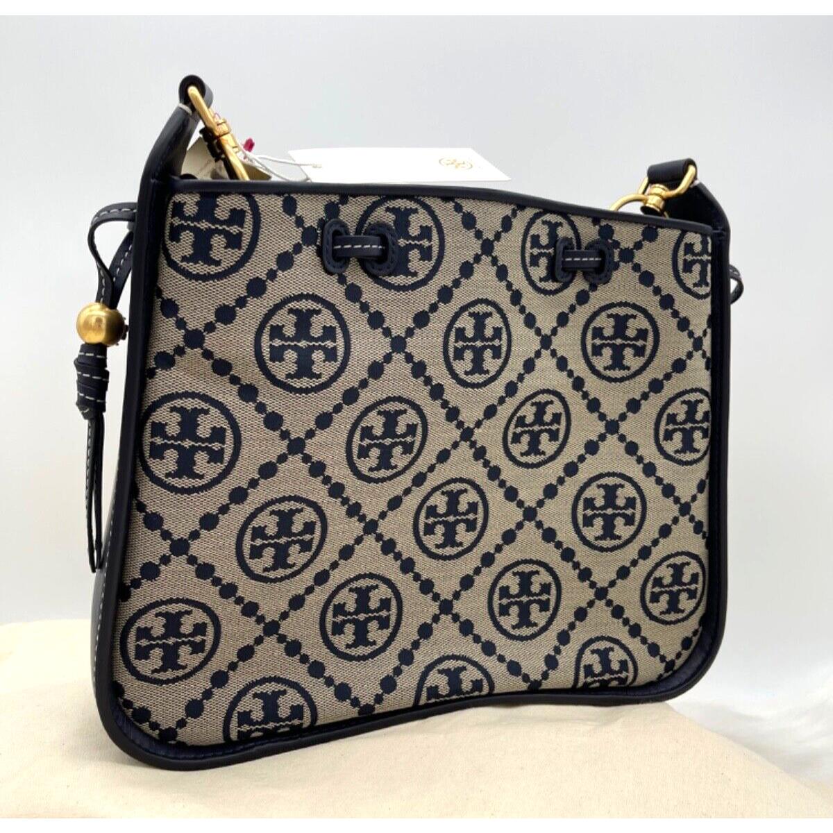 Tory Burch T Monogram Jacquard Bell Bag - Navy • Price »