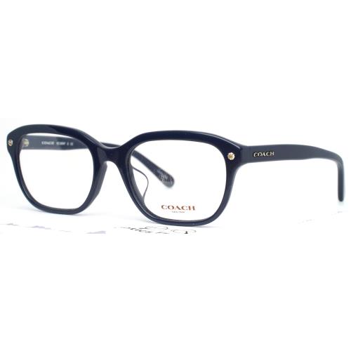 Coach HC6094F 5422 Navy Asian Fit Womens Square Eyeglasses 54-19-135 B:40