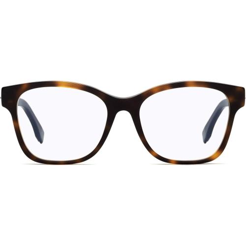 Fendi FF0276 086 Havana Full Rim 51/17/145 Eyeglasses W/case