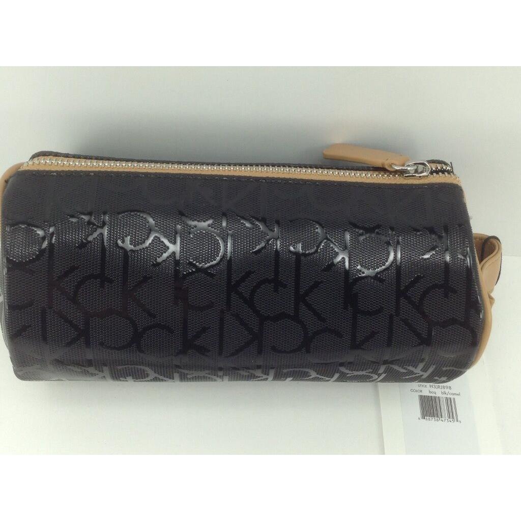 Women`s Calvin Klein Black Large Tube Cosmetic Bag