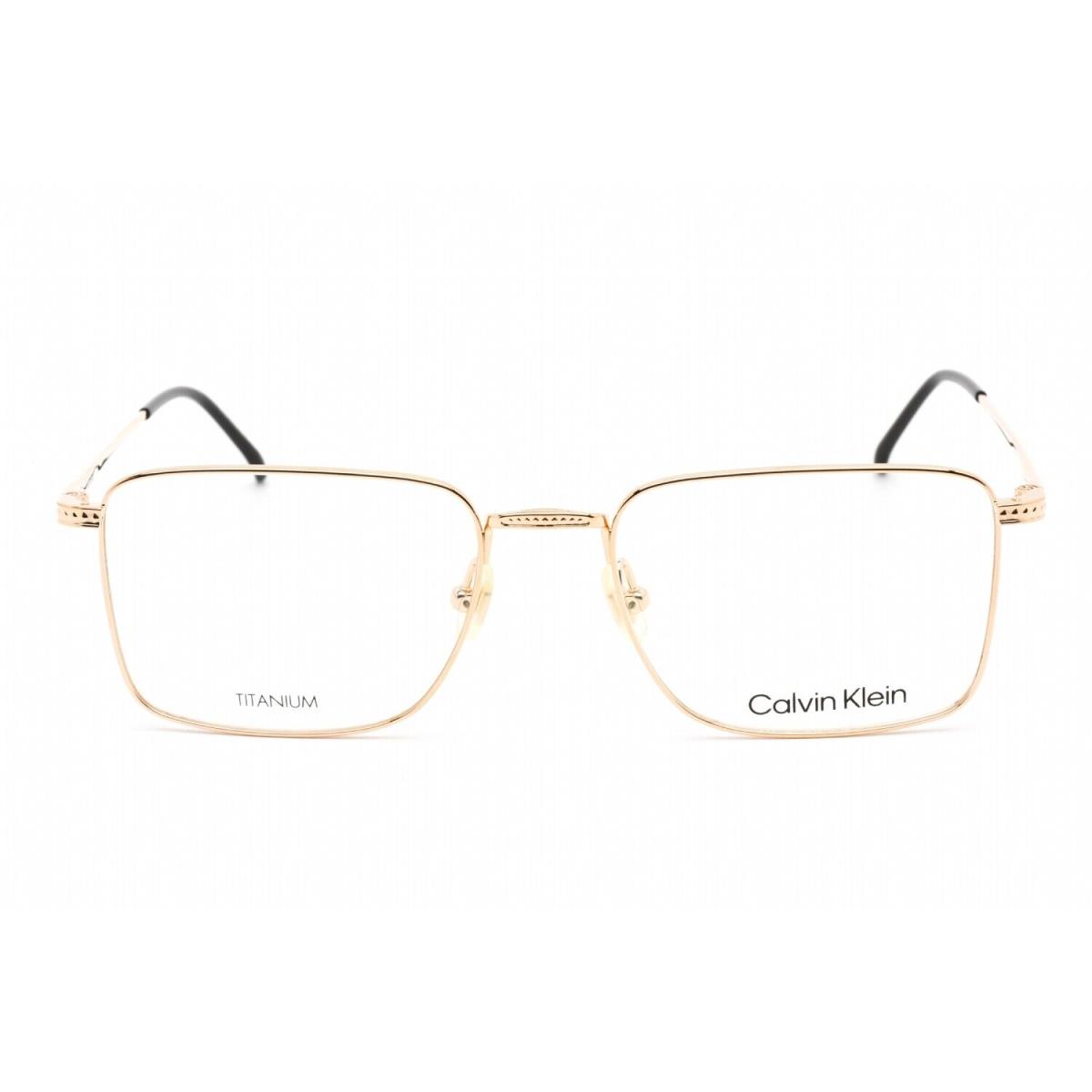Calvin Klein CK22109T 717 Eyeglasses Gold Frame 53 Mm