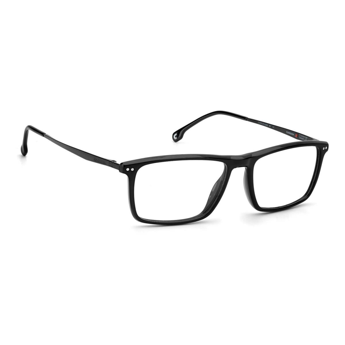 Carrera 8866 807 54mm Black Men`s Ophthalmic Eyeglasses Frame w/ Titanium Arms