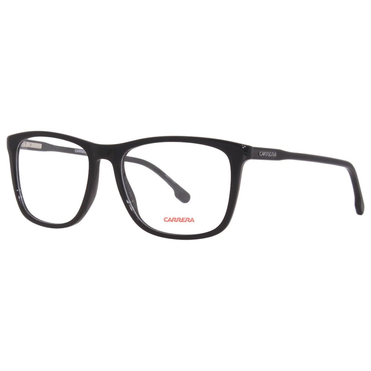 Carrera 263 807 55mm Shiny Black Men`s Ophthalmic Eyeglasses Frame