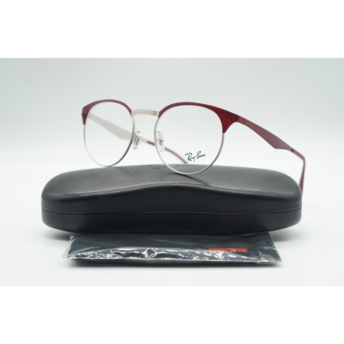 Ray-ban RB 6406 3024 Red Move ON Silver Frame Eyeglasses 51-18