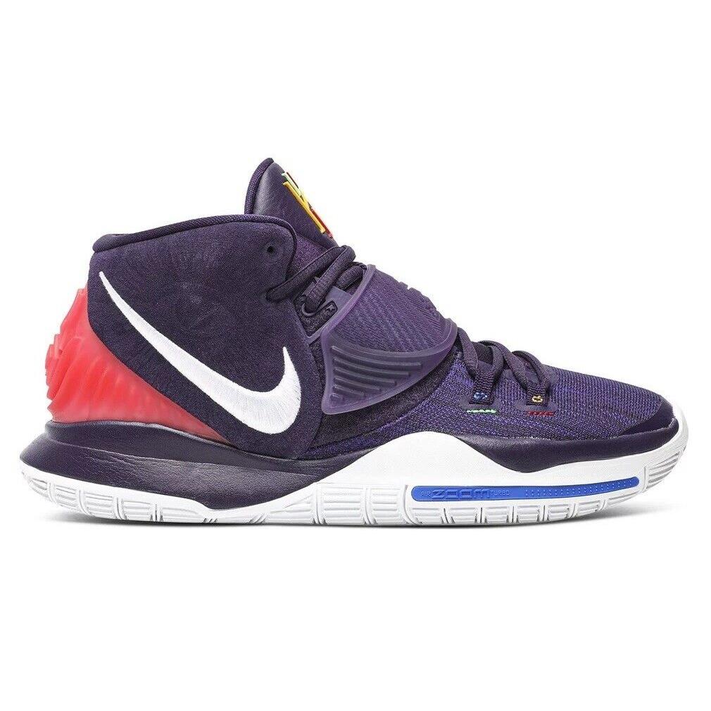 Nike Kyrie 6 `enlightenment` Mens Size 11 - BQ4630-500 Purple Basketball Shoes - Purple , GRAND PURPLE/MULTI-COLOR way