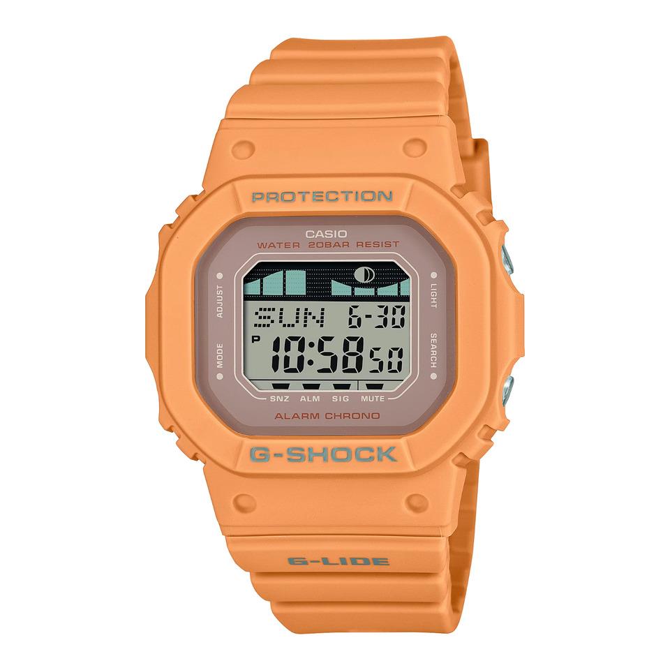 Casio G-shock G-lide Digital Orange Women`s Watch GLXS5600-4