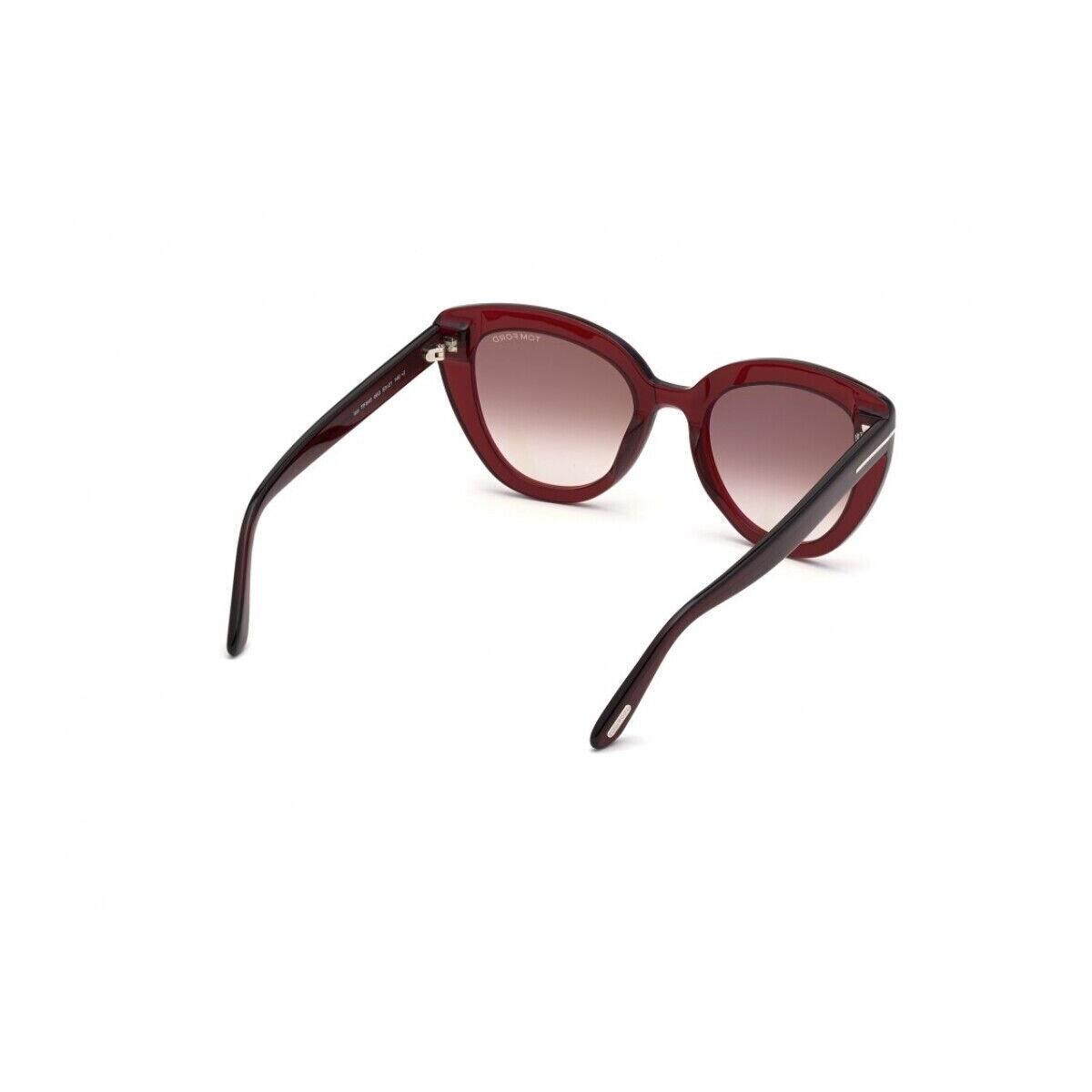 Tom Ford Tf 845 66g Izzi Sunglasses Wine Brown Gradient Ft 845 66g Tom Ford Sunglasses Izzi 9052