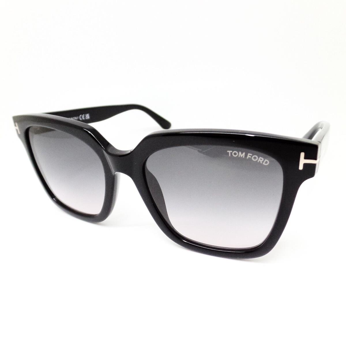 Tom Ford Selby TF 952 01B Black Grey Pink Sunglasses