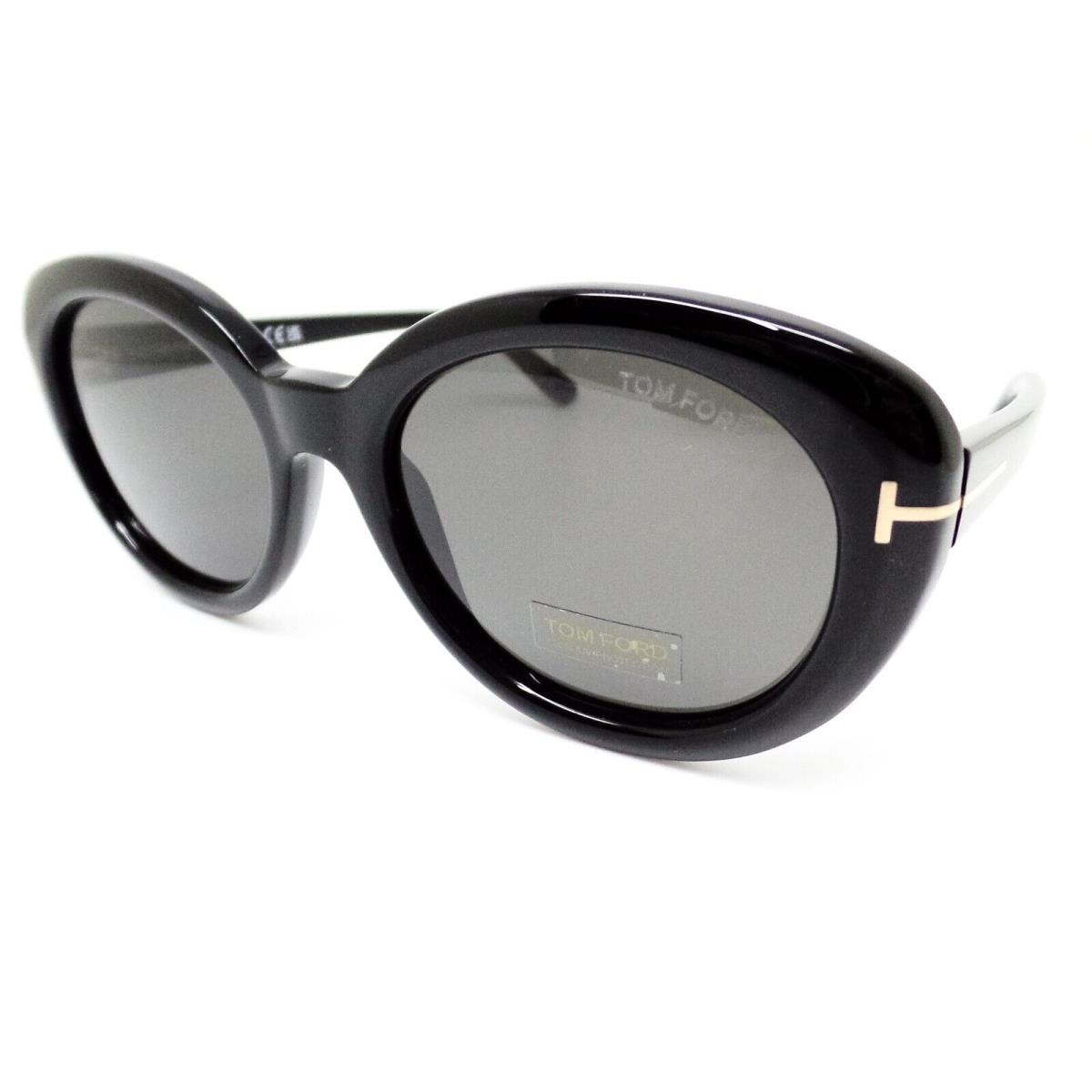 Tom Ford Lily 02 TF 1009 01A Black Grey Sunglasses