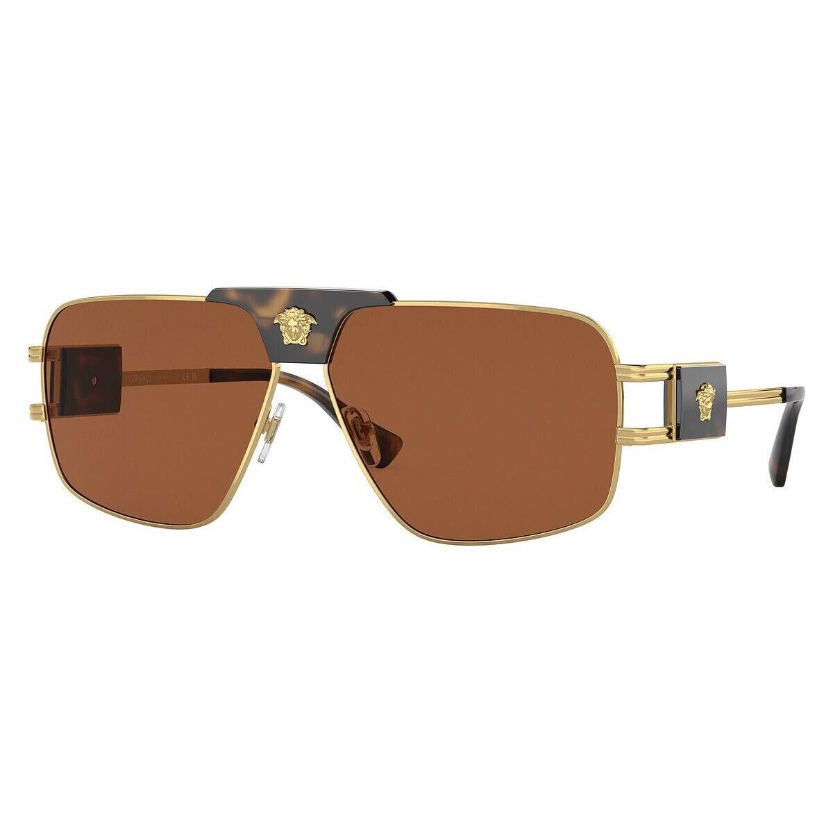 Versace Men`s VE2251-147073 Fashion 63mm Gold Sunglasses