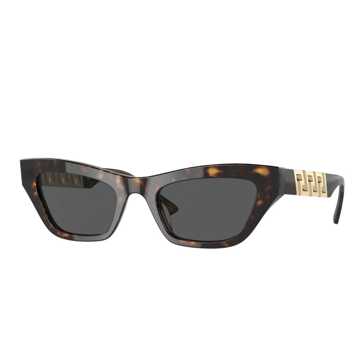 Versace Sunglasses VE4419 10887 52mm Havana / Dark Grey Lens
