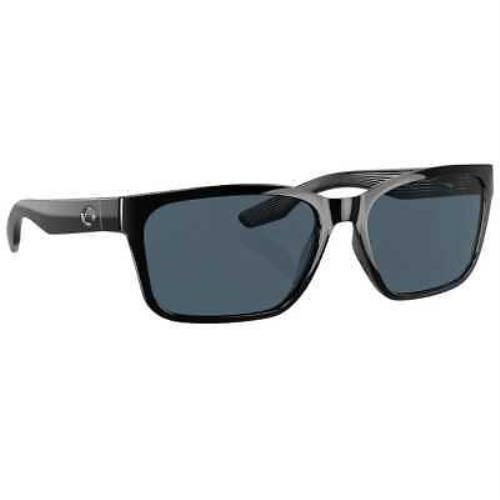 Costa Palmas Black Frame Sunglasses W/gray 580P Lenses 06S9081-90810357