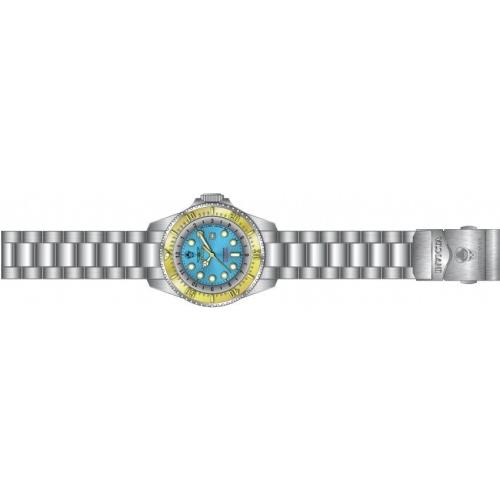 Invicta watch Hydromax - Light Blue Dial, Silver Band, Gold Bezel 2