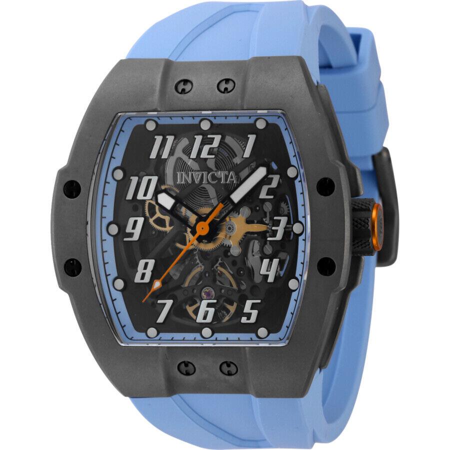 Invicta JM Correa Titanium Automatic Blue Dial Men`s Watch 44403