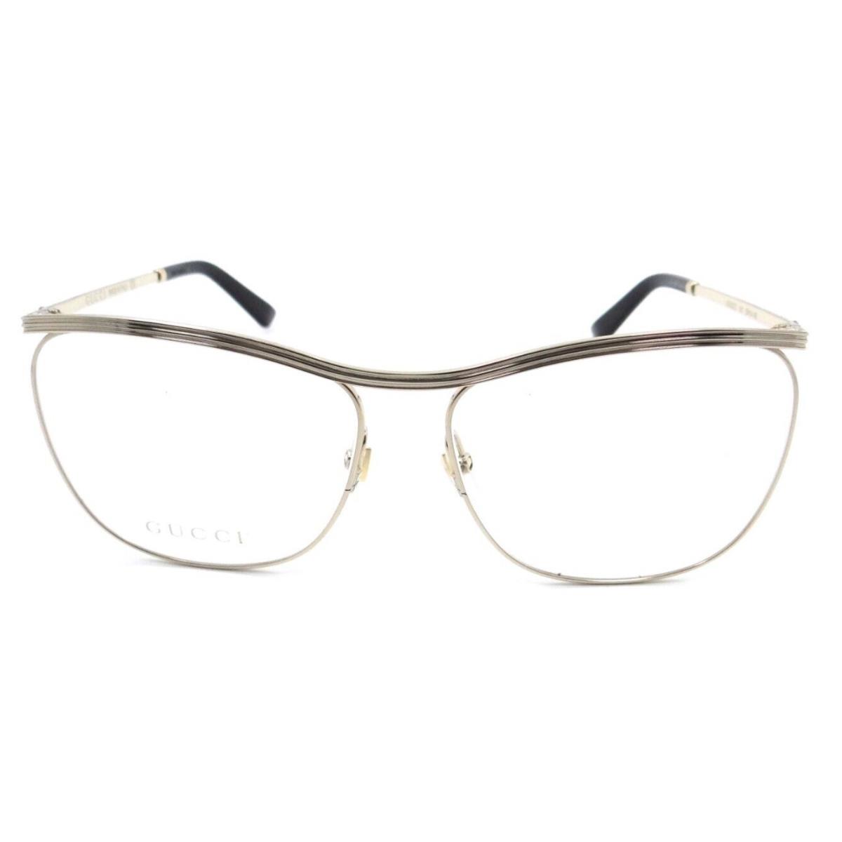 Gucci Eyeglasses Frames GG0822O 001 58-14-145 Gold Made in Italy