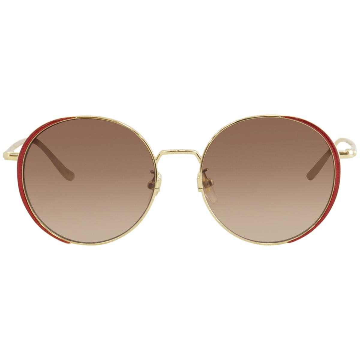 Gucci Women`s GG00401SK GG/0401/SK 002 Gold/red Fashion Round Sunglasses 52mm