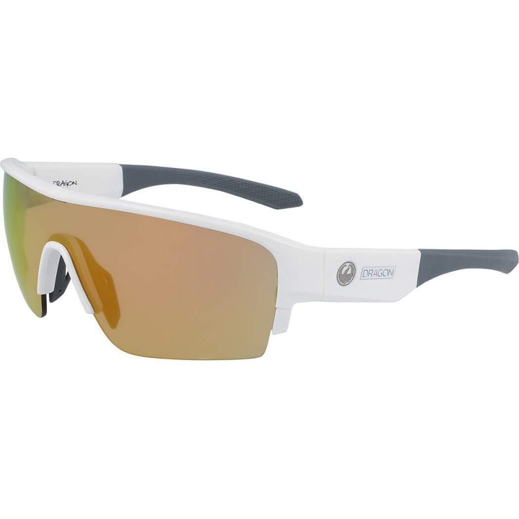 Dragon DR Tracer X LL 103 White Chris Benchetler Sunglass W/orange Ion Lens