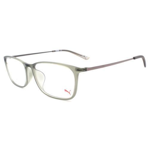 Puma PE0086O 002 Eyeglasses Frames 53-16-145 Gray / Ruthenium