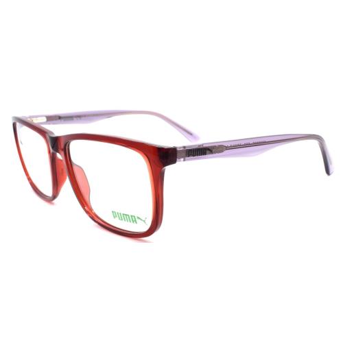 Puma PE0035O 006 Men`s Eyeglasses Frames 56-17-145 Burgundy / Grey