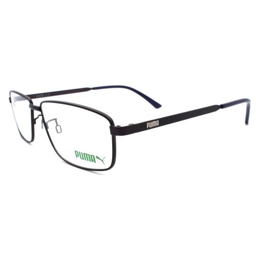 Puma PE0115O 003 Men`s Eyeglasses Frames 57-14-150 Dark Ruthenium