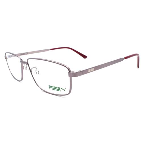 Puma PE0115O 002 Men`s Eyeglasses Frames 57-14-150 Ruthenium