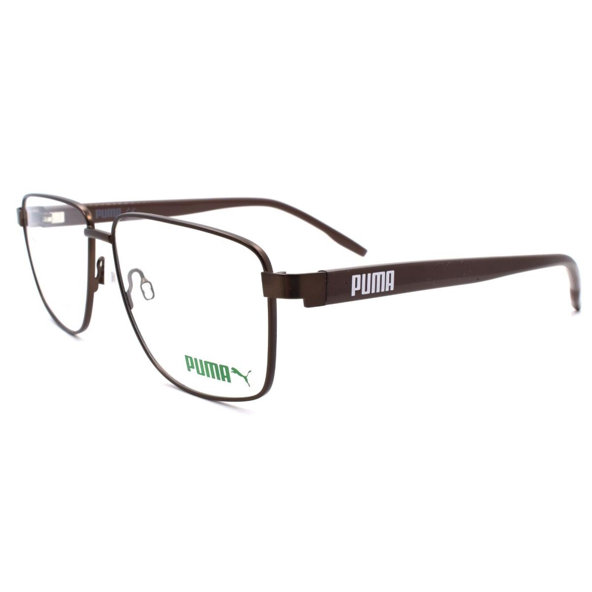 Puma PE0145O 002 Men`s Eyeglasses Frames 54-13-140 Brown