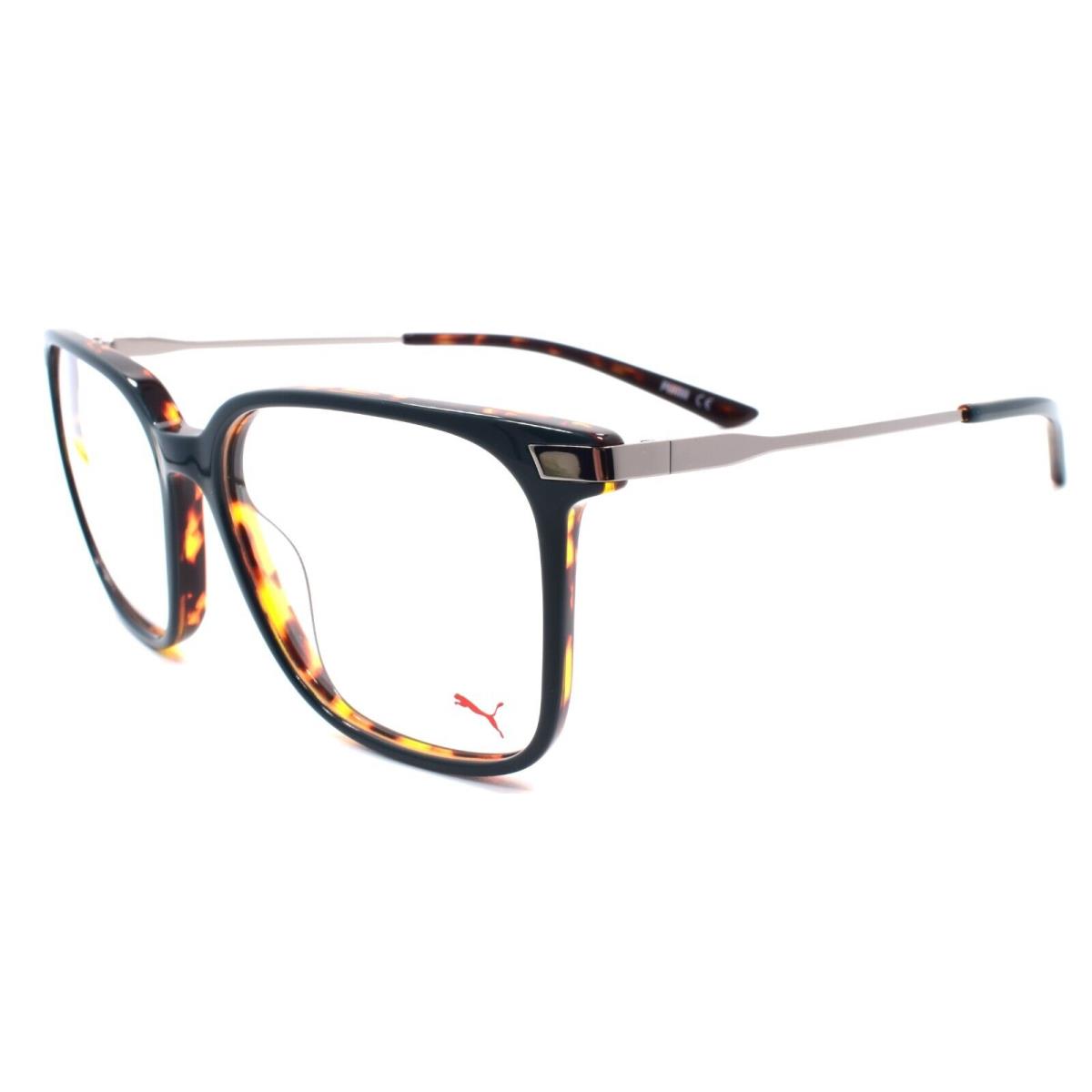 Puma PU0206O 005 Men`s Eyeglasses Frames 54-16-145 Green / Ruthenium