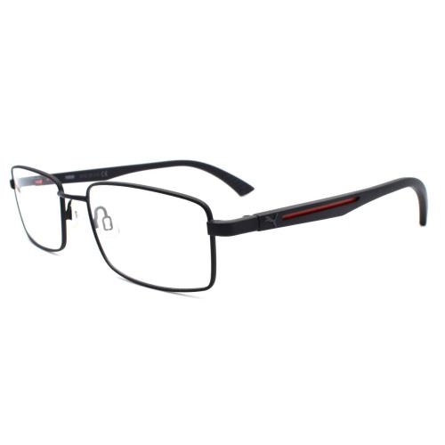 Puma PU0019O 001 Men`s Eyeglasses Frames 53-18-140 Matte Black