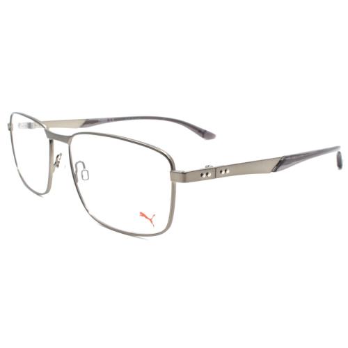 Puma PU0093O 007 Men`s Eyeglasses Frames 56-16-140 Ruthenium