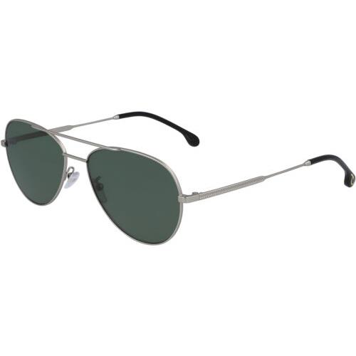 Paul Smith Angus V2 Men`s Polarized Aviator Sunglasses - PSSN006V2SP - Italy - Frame: Matte Silver-Tone, Lens: Green