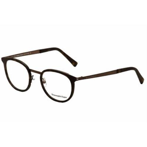 Ermenegildo Zegna Eyeglasses EZ5048 5048 052 Havana Full Rim Optical Frame 49mm