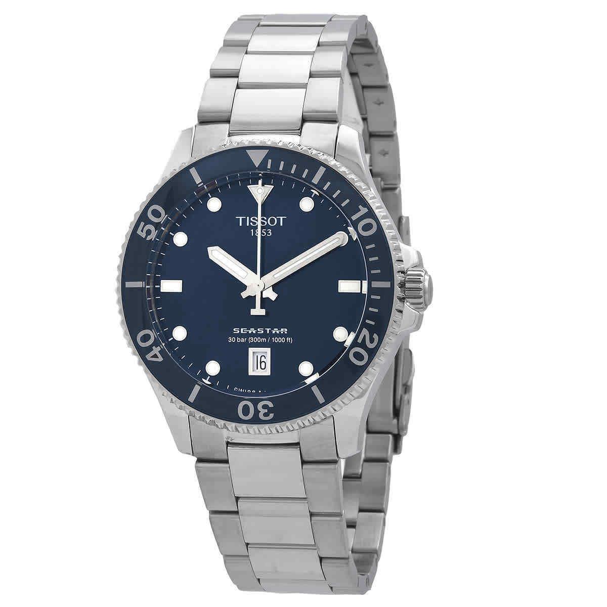 Tissot Seastar Quartz Blue Dial Men`s Watch T120.410.11.041.00