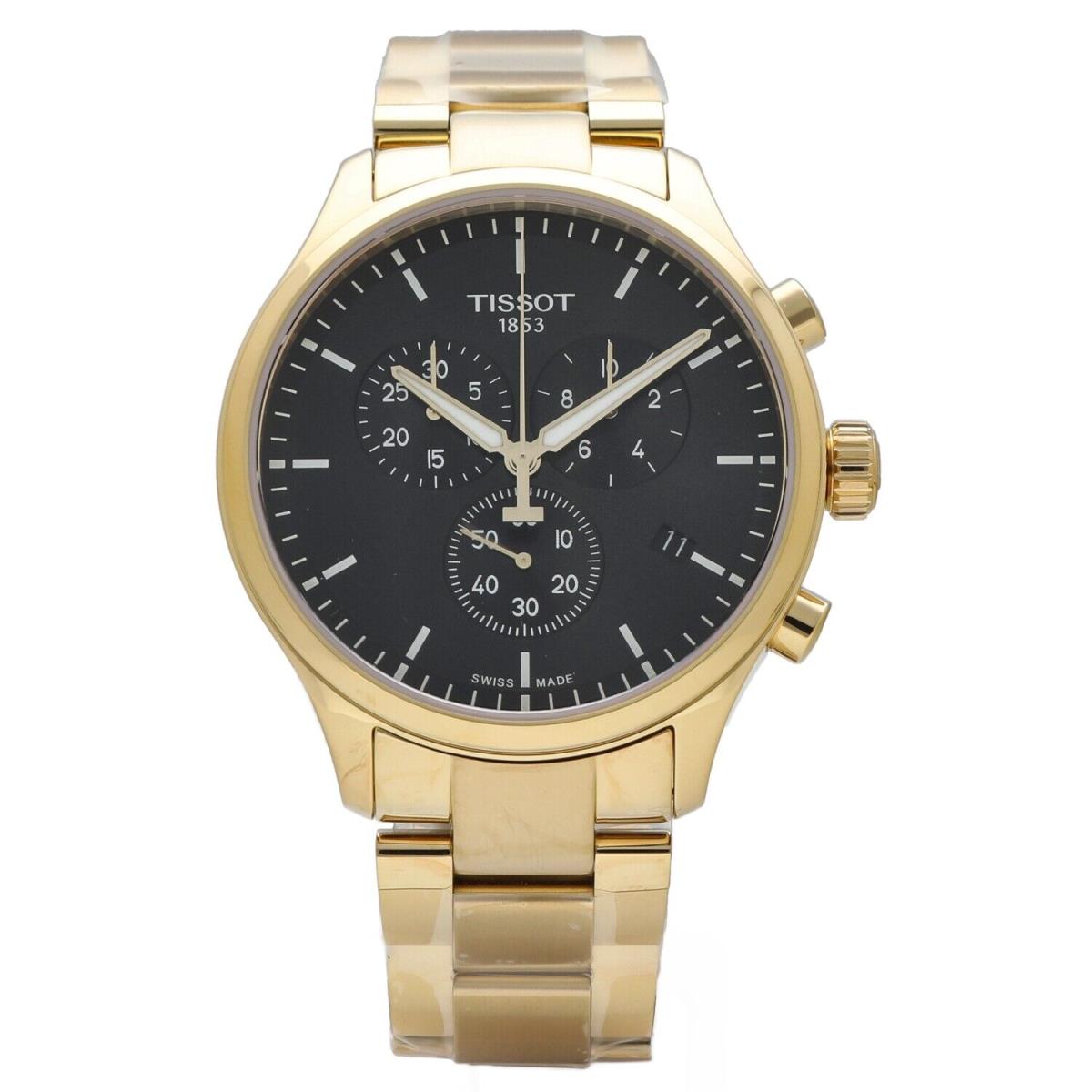 Tissot Chrono XL Classic T116.617.33.051.00 Gold Tone 45 mm Quartz Men`s Watch