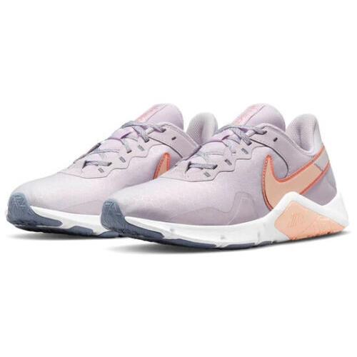 Nike Legend Essential 2 CQ9545-500 Women`s Purple Orange Training Shoes AZ535 - Purple & Orange