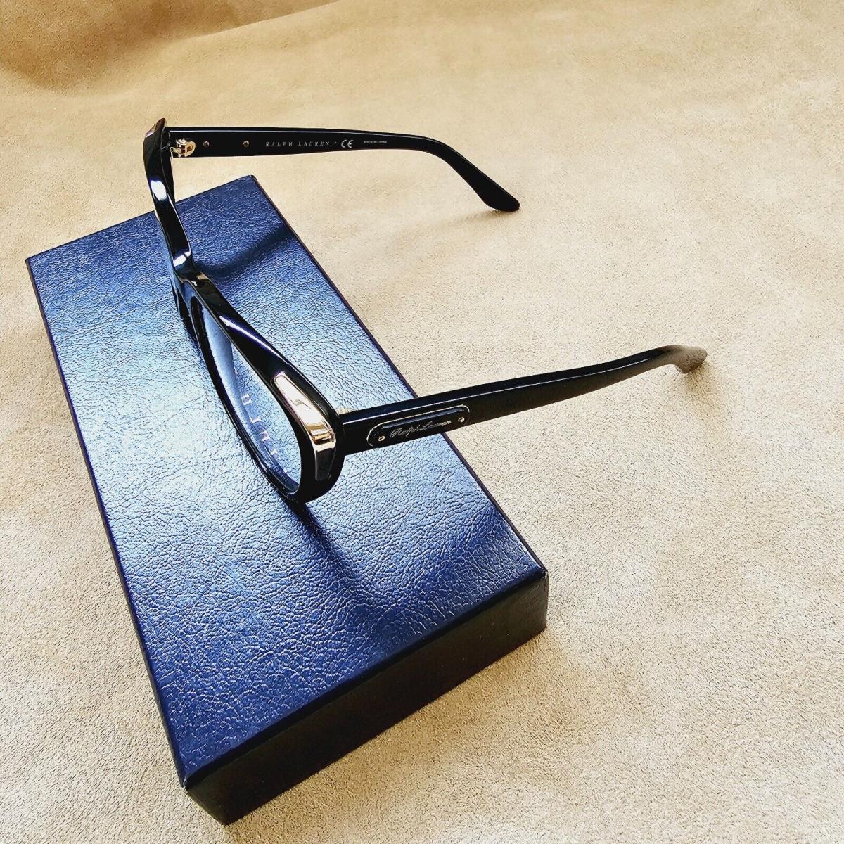 Ralph Lauren eyeglasses  - Shiny Black/Demo Lens , Shiny Black on Crystal/Demo Lens Frame 1