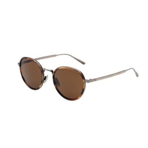 Bottega Veneta BV0018S 002 Silver Brown Sunglasses