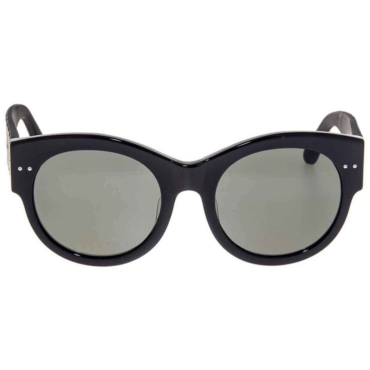 Bottega Veneta Intrecciato Leather BV0057SK 001 Black Sunglasses