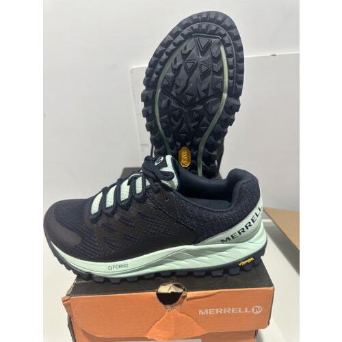 Women`s Merrell Antora 2 - Navy/jade - Trail Running Shoes - US Size 5 J066844